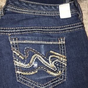 15/16 straight ankle jeans